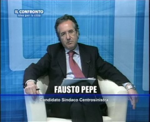 Fausto Pepe durante la trasmissione 