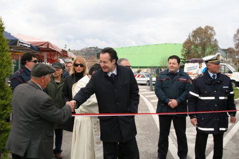 Il sindaco, Fausto Pepe, ha inaugurato la tradizionale Fiera di S. Giuseppe (20 marzo 2011)